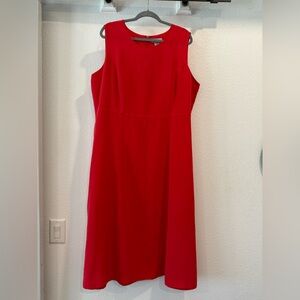 Jessica London 100% silk beautiful red dress. Size 22WP (petite) hard to find!